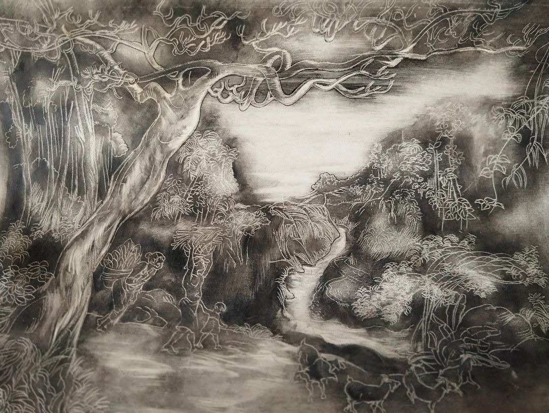 Lukisan kertas Ipe Maruf, Antik, Lainnya di Carousell