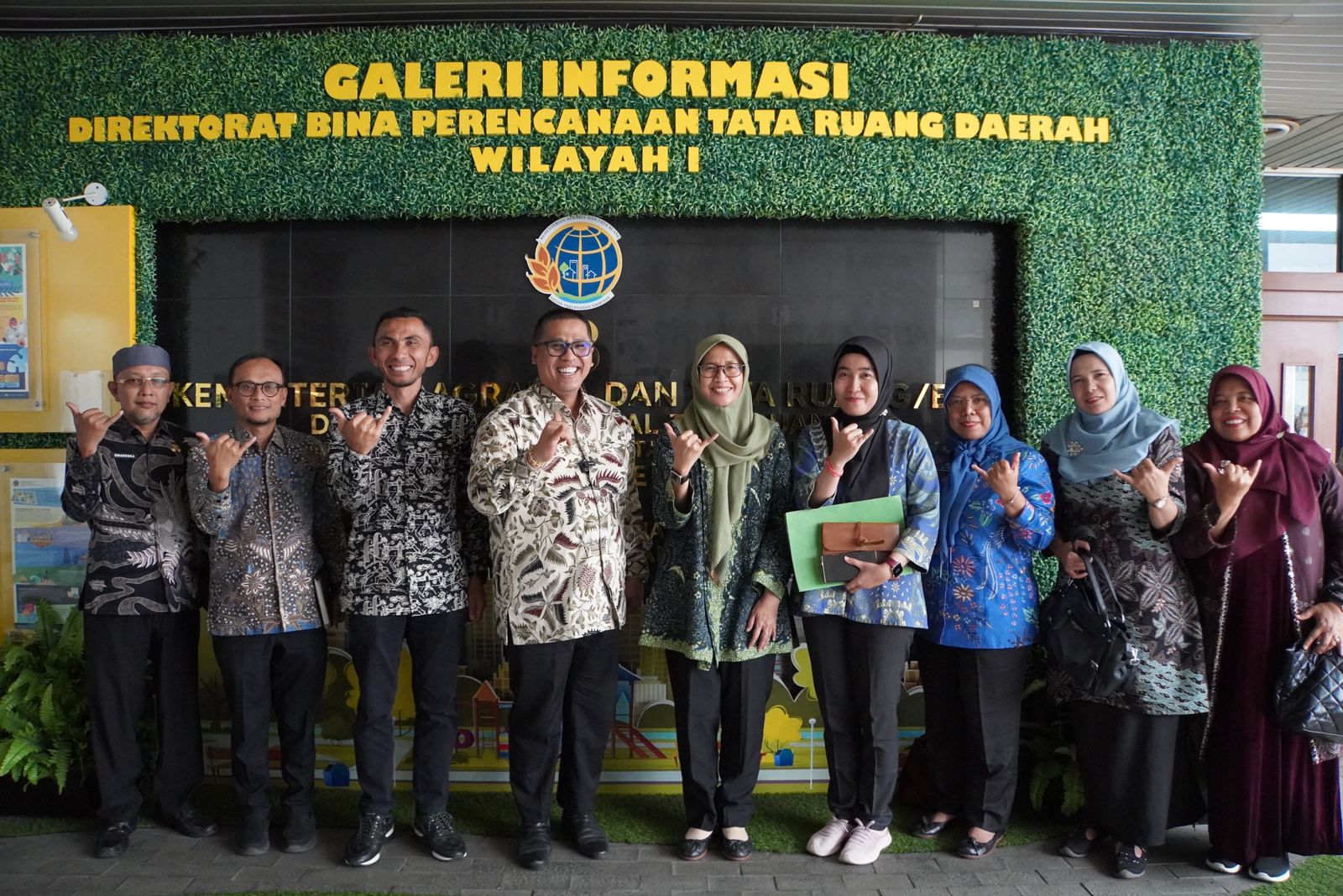 RTRW Prioritas, Wako Hendri dan Wawako Allex Kunjungi Kementerian ATR/BPN