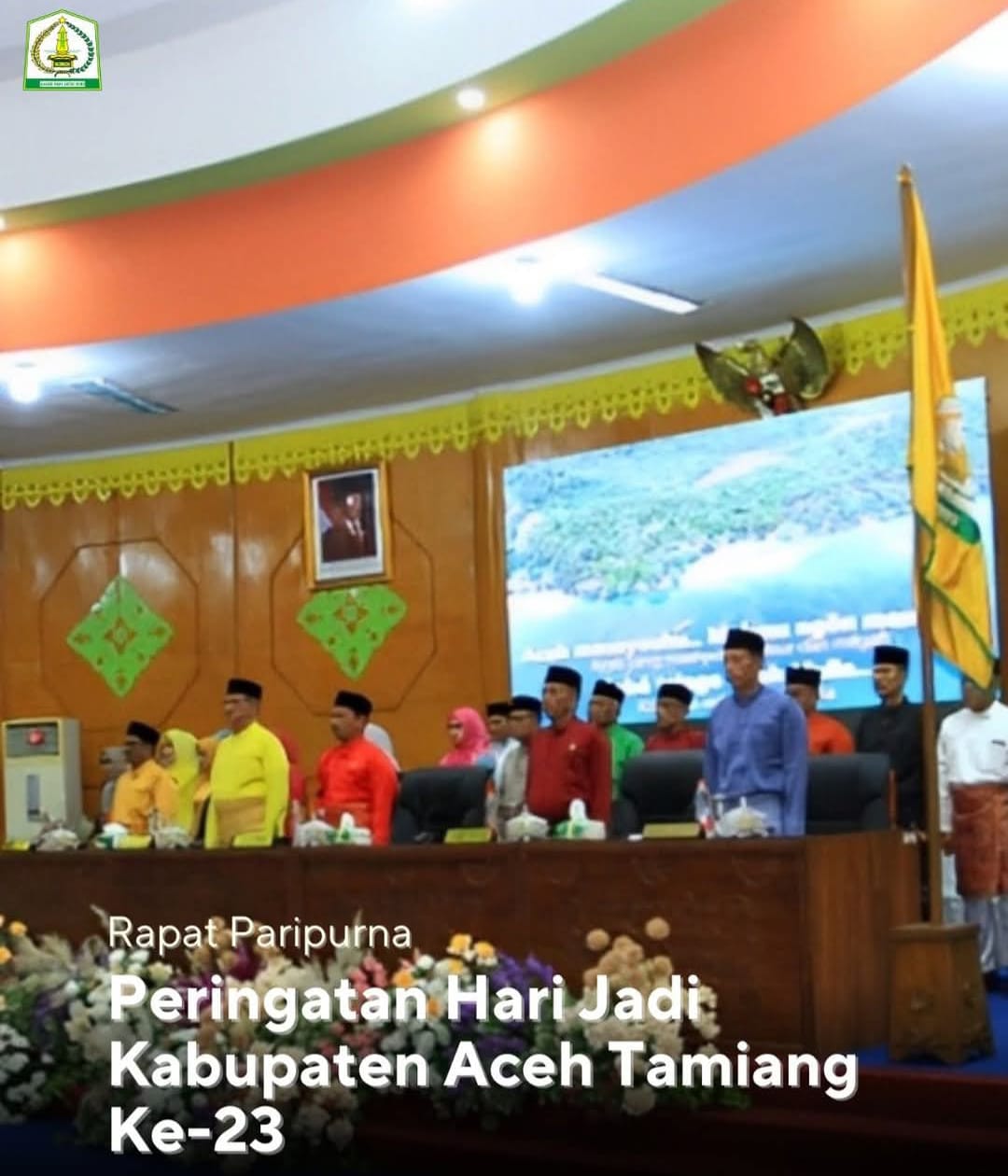Rapat Paripurna DPRK Aceh Tamiang Peringatan Hari Jadi Kabupaten Aceh Tamiang ke-23 Tahun 2025