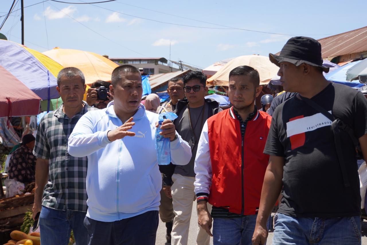 Wako Padang Panjang Hendri Arnis Blusukan ke Pasar Pantau Aktivitas Pedagang dan Masyarakat