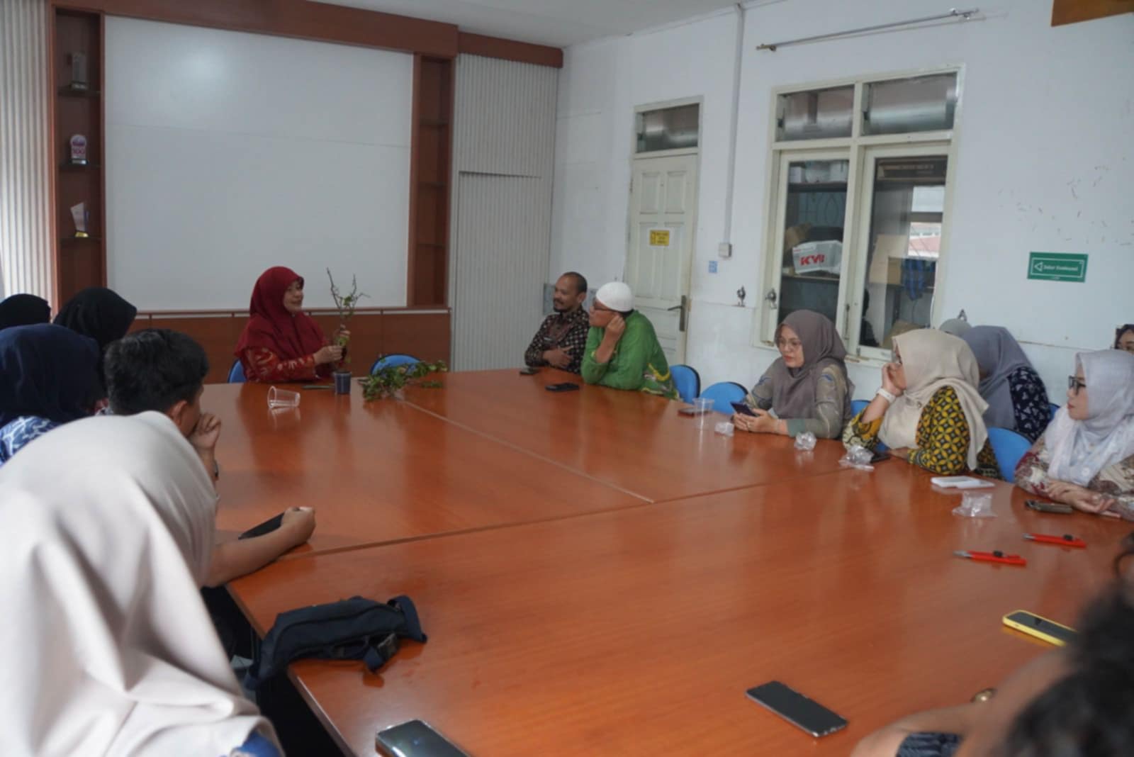 Dispangtan Padang Panjang Lakukan Penyuluhan di Kominfo Persiapkan Program Menanam Serentak