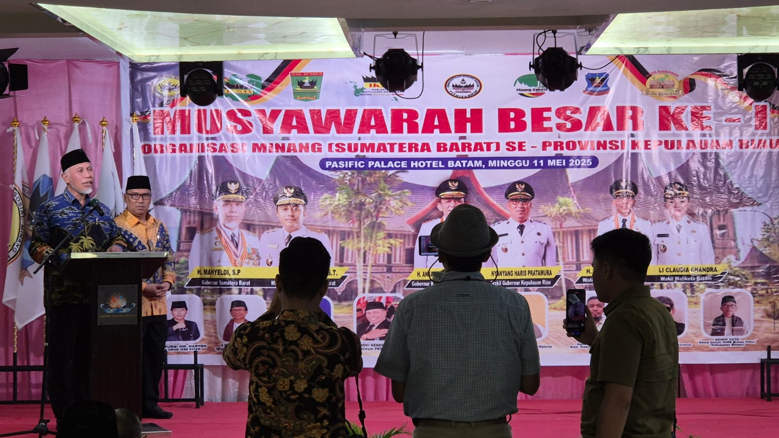 Mubes ke-1 Organisasi Minang Sumatera Barat se-Provinsi Kepulauan Riau, Mahyeldi Ansharullah Ajak seluruh perantau Minang bersatu
