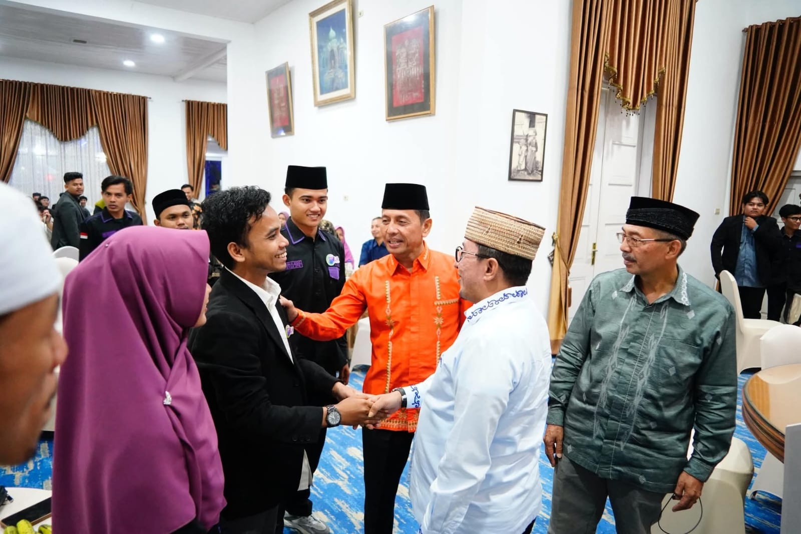 Bupati Eka Putra Bersilaturahmi dengan Dosen dan mahasiswa Wujudkan Tanah Datar
