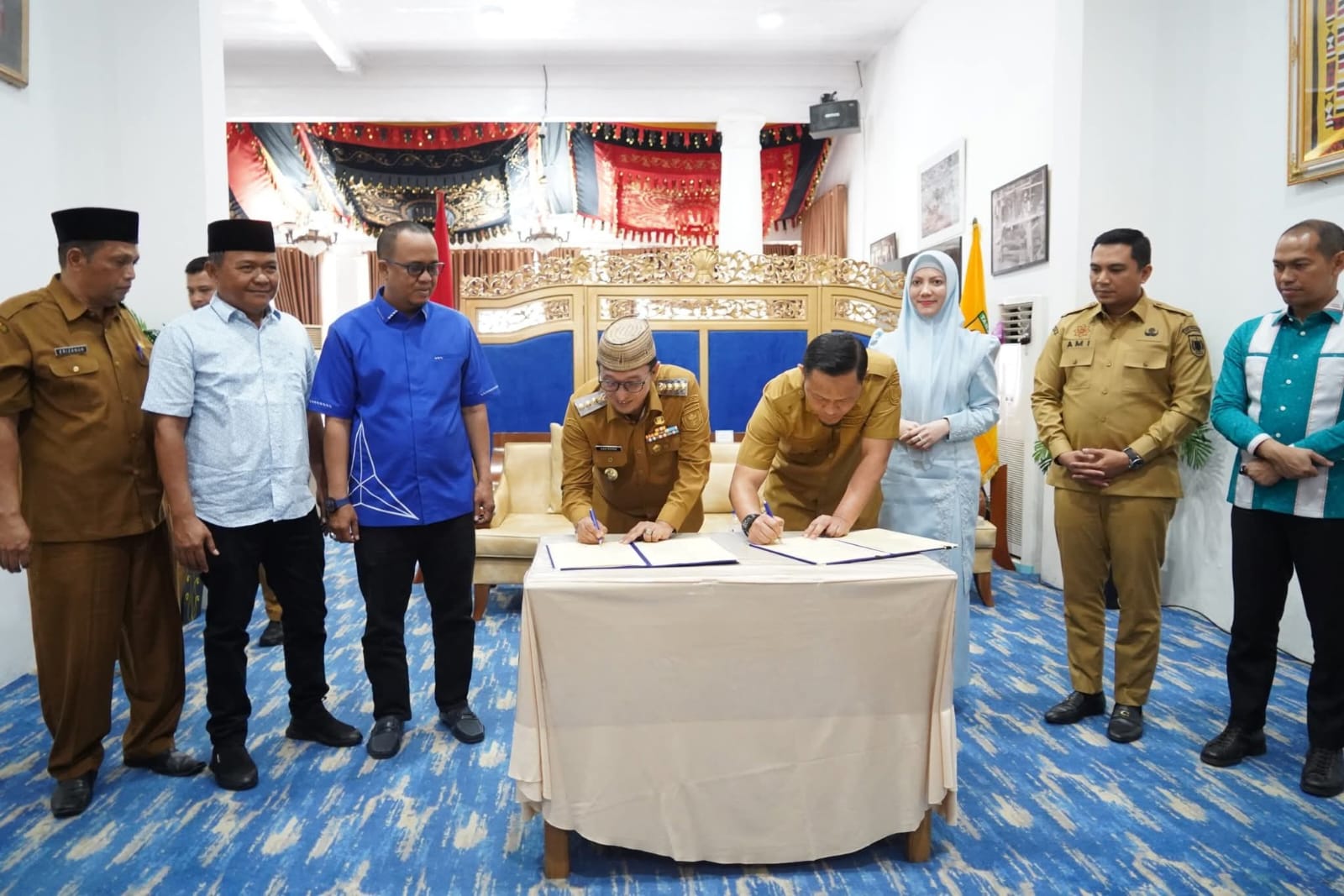 Bupati Eka Putra Harapkan Bukti Nyata Kesejahteraan Masyarakat Kedua Daerah