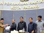 DPRD Kota Padang Gelar Rapat Paripurna Pemerintah Kota Sampaikan P-KUA dan P-PPAS
