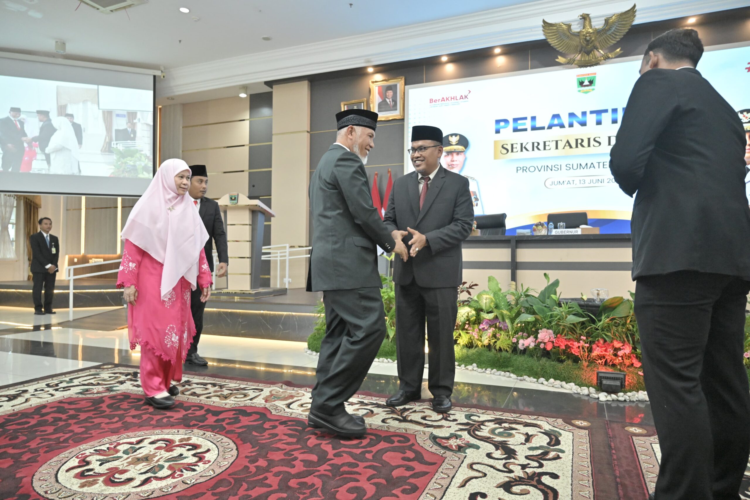 Enam Pesan Gubernur Mahyeldi Ansharullah Kepada Sekdaprov Sumbar Arry Yuswandi