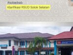 Penjelasan Direktur RSUD Solok Selatan terkait Layanan Ambulance di RSUD Tanggal 2 Juni 2025