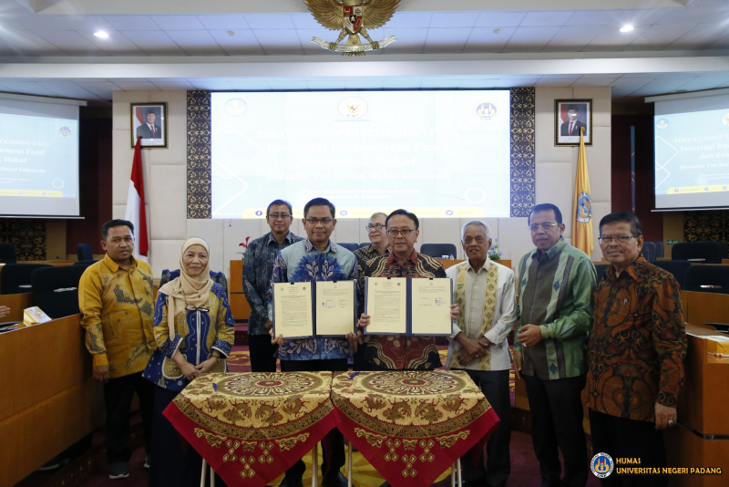 Universitas Negeri Padang dan Badan Wakaf Indonesia Bahas Peluang Investasi Endowment Fund dan Sukuk Wakaf