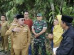 Bupati Tanah Datar Eka Putra Bersama Rombongan Menuju Lokasi Rencana Pembangunan PAUD