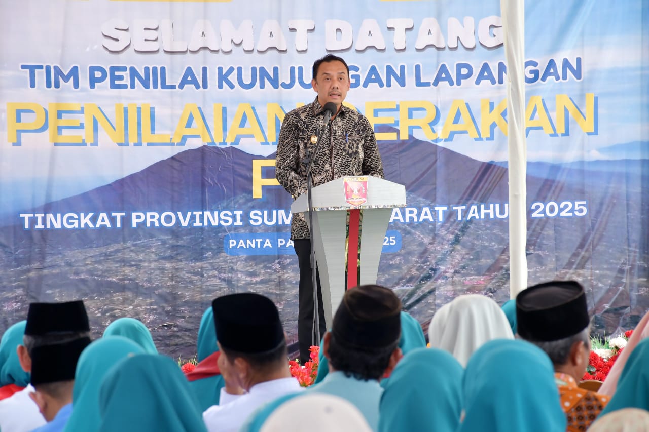 Dikunjungi Tim Penilai Gerakan PKK Provinsi, Wabup Agam Muhammad Iqbal : PKK Panta Pauah Miliki Berbagai Keunggulan
