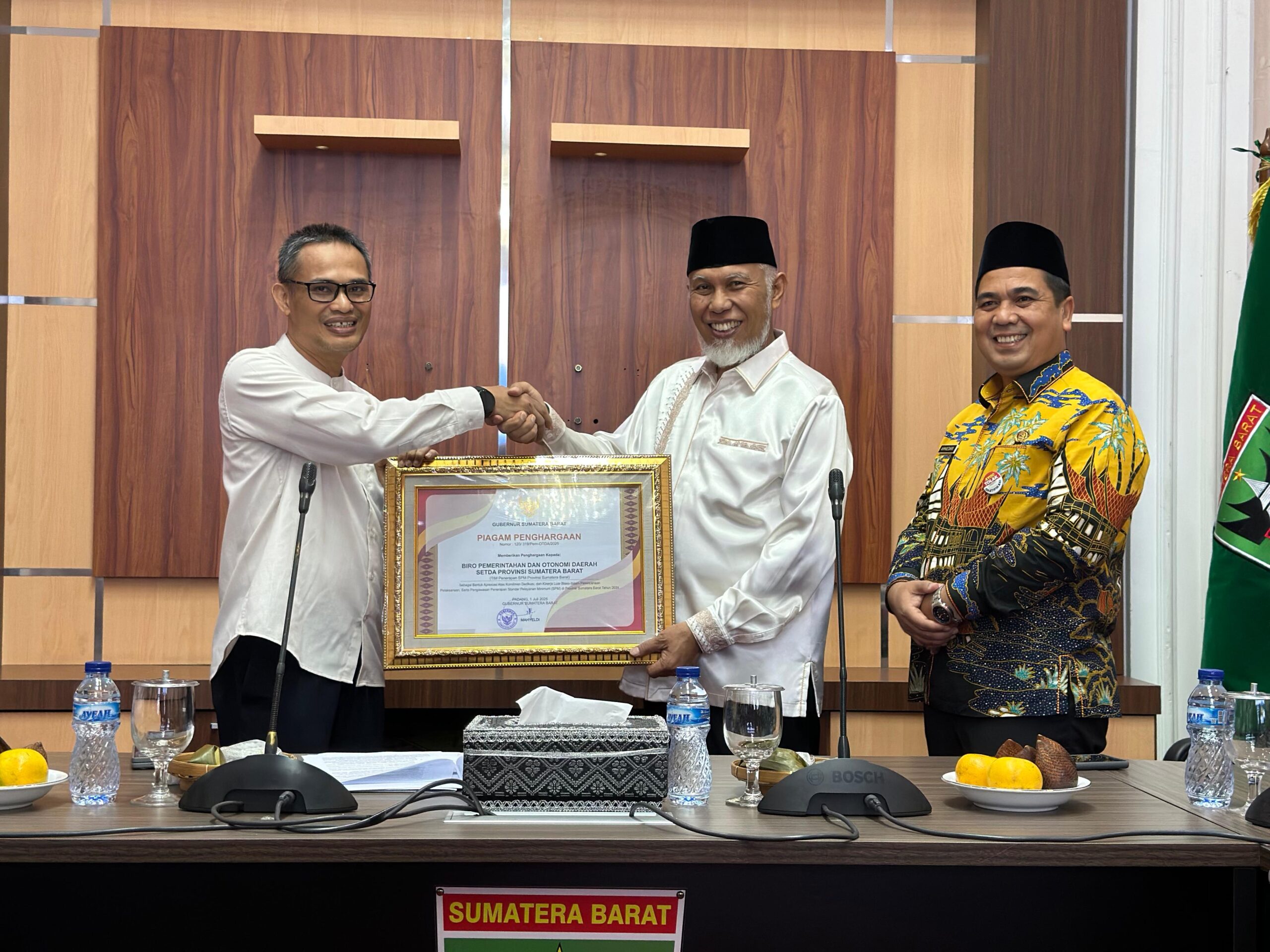 Gubernur Sumbar Mahyeldi Ansharullah Sampaikan Standar Pelayanan Minimal Harus Berdampak, Bukan Sekadar Laporan