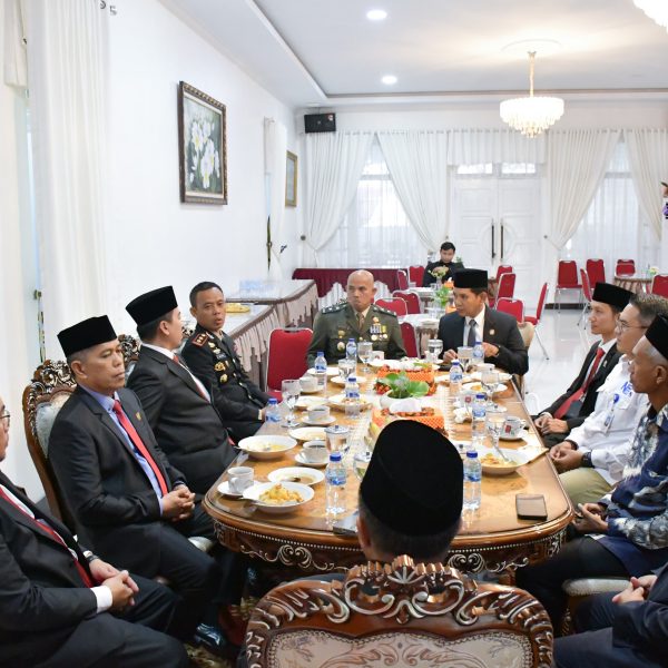 Jelang Upacara HUT Bhayangkara ke-79, Bupati Agam Benni Warlis Gelar Jamuan Bersama Forkopimda