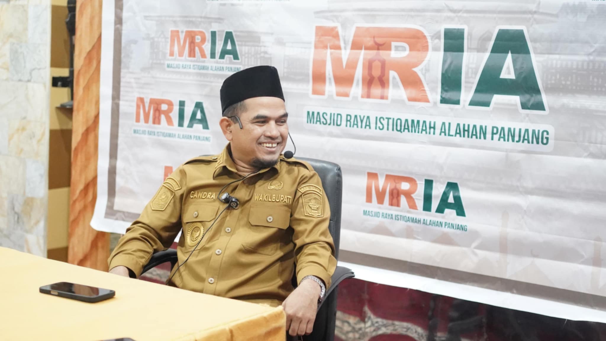 Wakil Bupati Candra Ceramah Tabligh Akbar di Masjid Raya Istiqomah