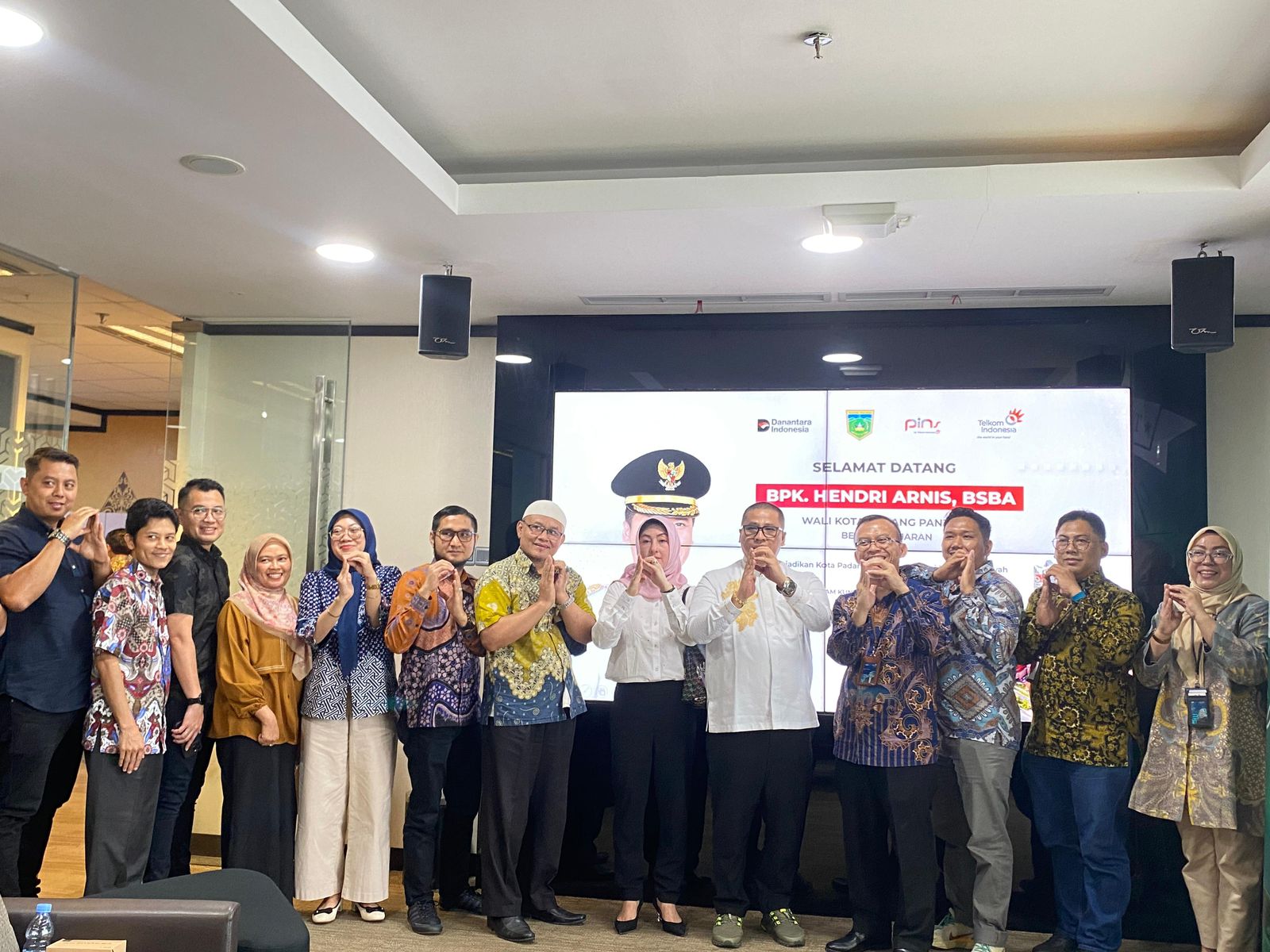 Wali Kota Hendri Arnis Sambut Baik Rencana PT PINS Bangun Taman Digital di Padang Panjang