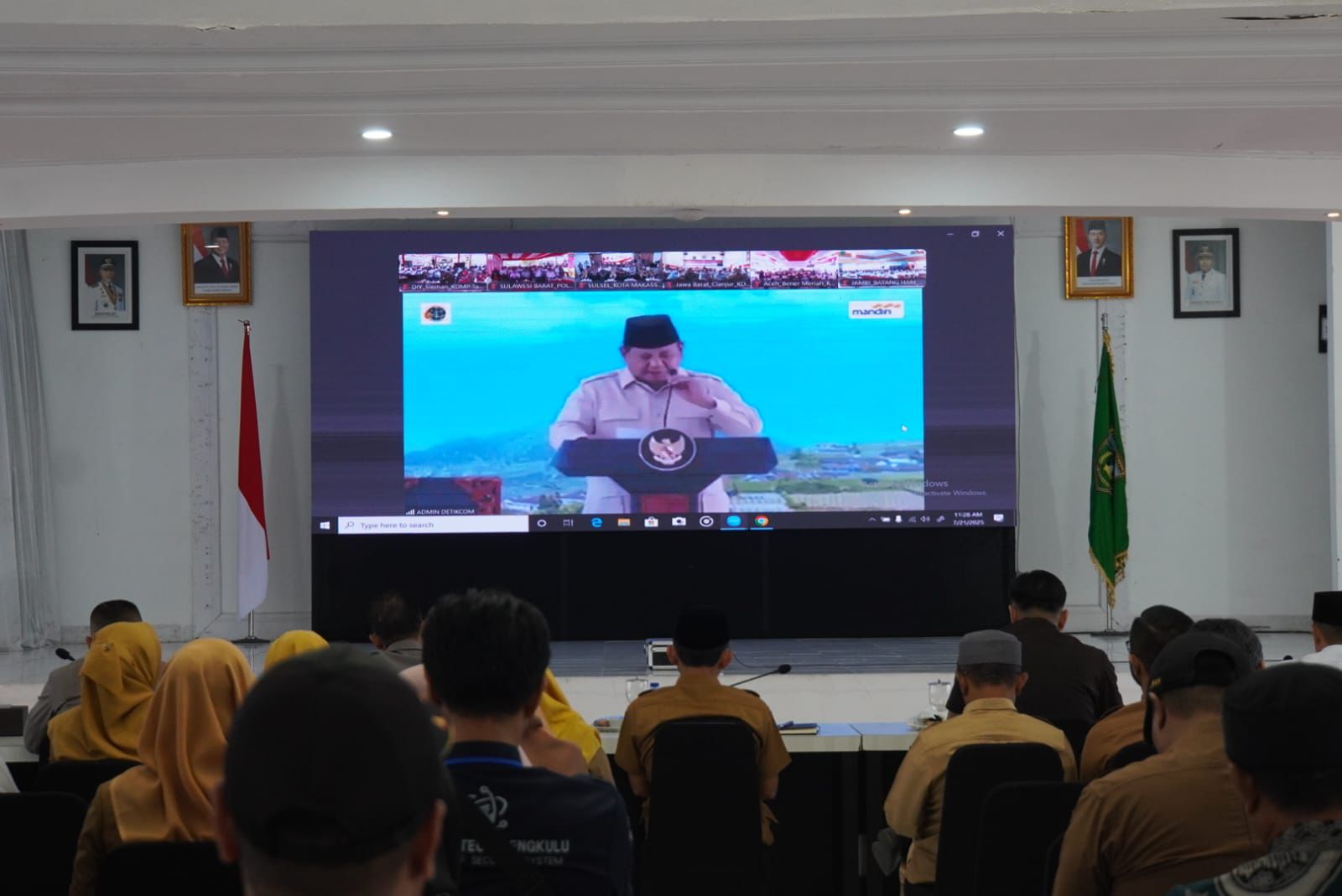 Wawako Padang Panjang Allex Saputra Ikuti Peluncuran 80 Ribu Koperasi Merah Putih se-Indonesia