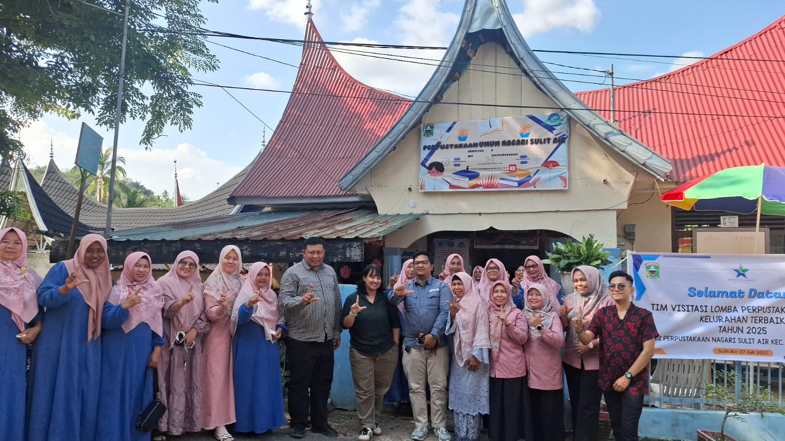Perpustakaan Sulit Air Terbaik 2 Lomba Perpustakaan Desa/Kelurahan Terbaik 2025 Tingkat Sumbar