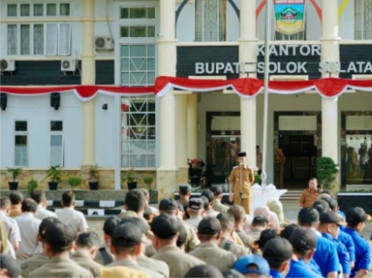 Sambut Hari Kemerdekaan, Pemerintah Kabupaten Solok Selatan Ajak Masyarakat Kibarkan Sang Merah Putih