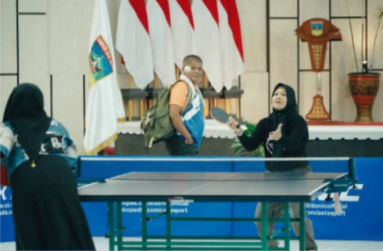 Turnamen Tenis Meja Meriahkan HUT ke-80 Republik Indonesia di Solok Selatan
