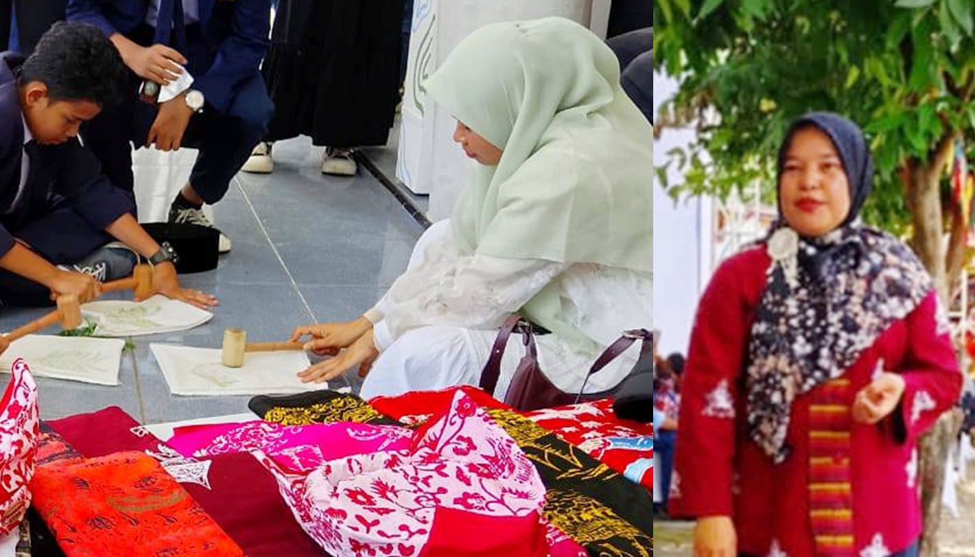 Workshop Ecoprin dan Ikat Celup Batik di Taman Budaya Sumbar Mendapat Antusias Tinggi Dari Kalangan Pelajar dan Guru