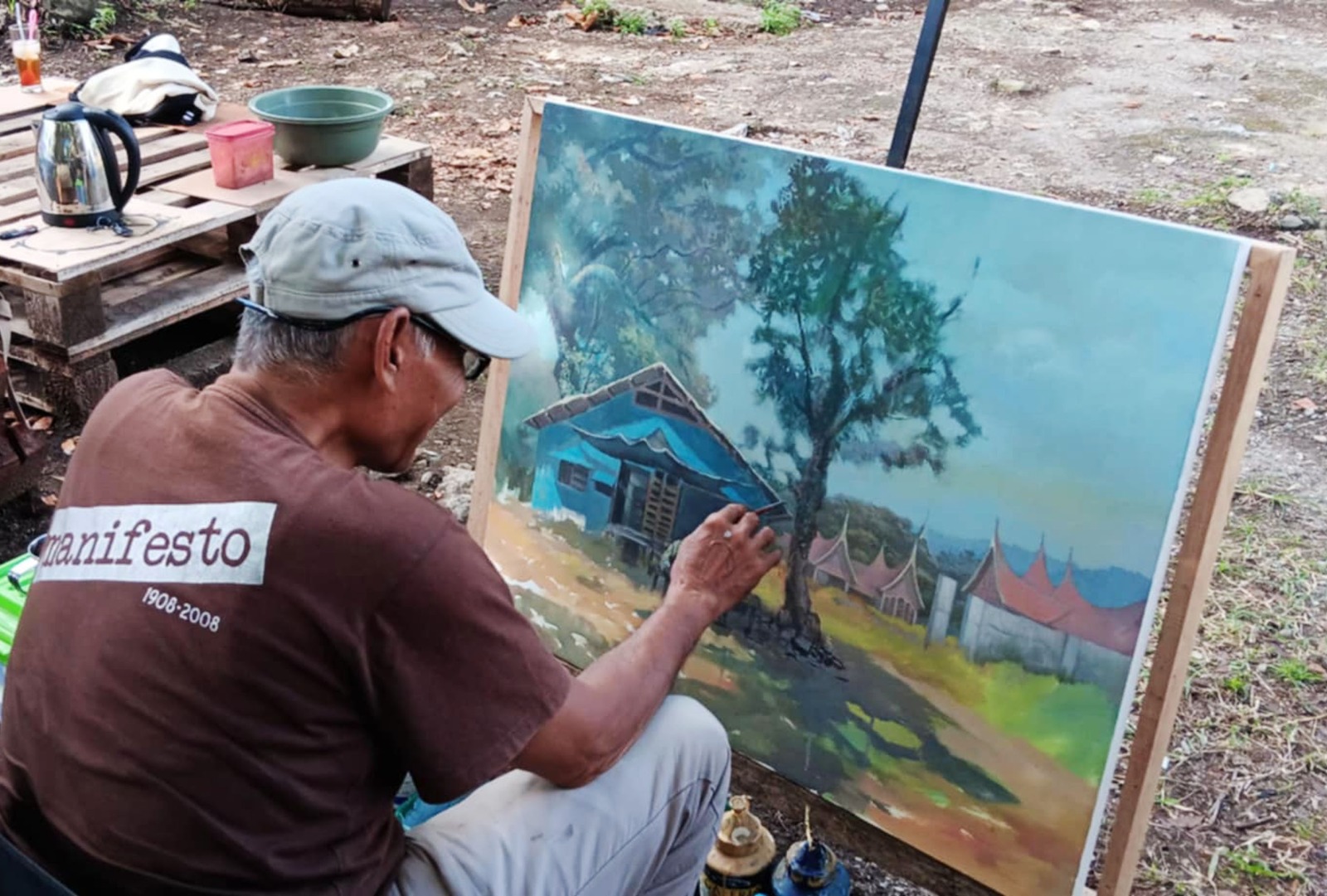 Trend “Mematung dan Melukis” Bersama Melalui Eksplorasi Estetika Visual Kini Menjadi Fenomena Baru Seni Rupa Sumatera Barat