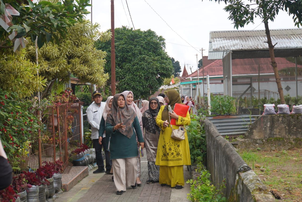 Gerakan Ketahanan Pangan, Kelompok Wanita Tani Sakinah Dinilai Tim Provinsi Sumatera Barat