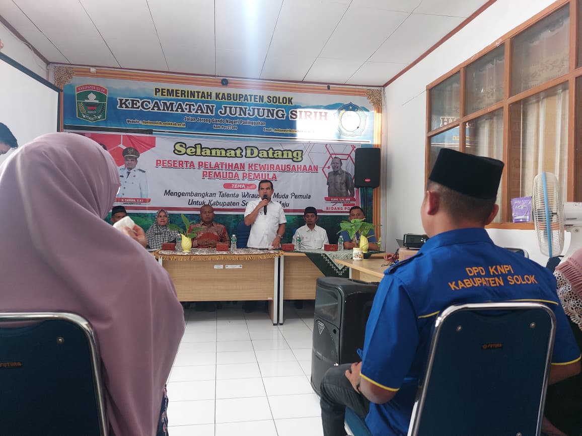 Pelatihan Wirausaha Pemuda Jadi Pemantik Lahirnya Generasi Pengusaha Baru di Kabupaten Solok