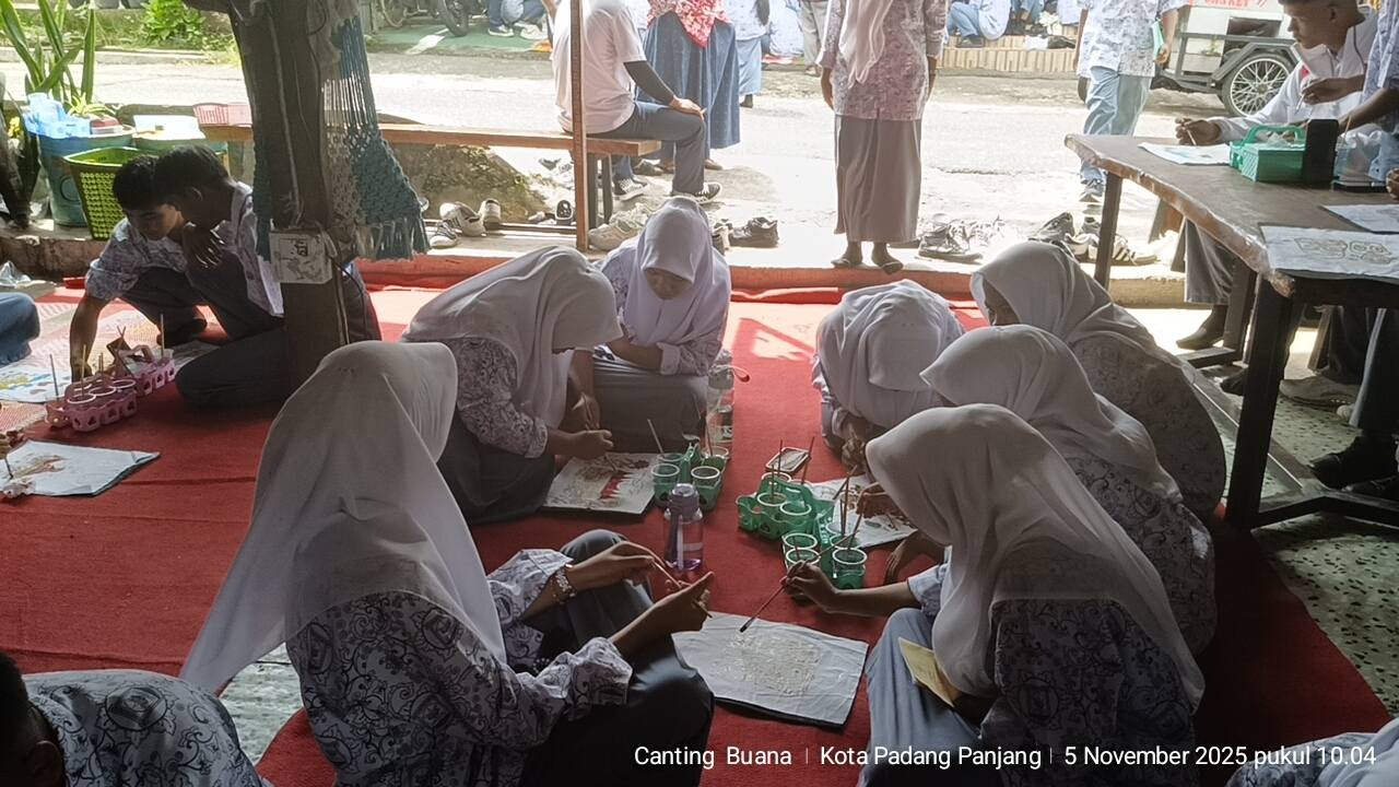 Rombongan Kedua Peserta Didik SMA Batang Negeri Anai Padang Pariaman di Canting Buana (5/11/25)