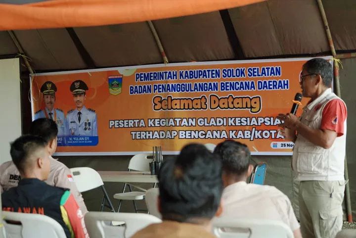 BPBD Solok Selatan Matangkan Rencana Kesiapsiagaan Bencana 2025