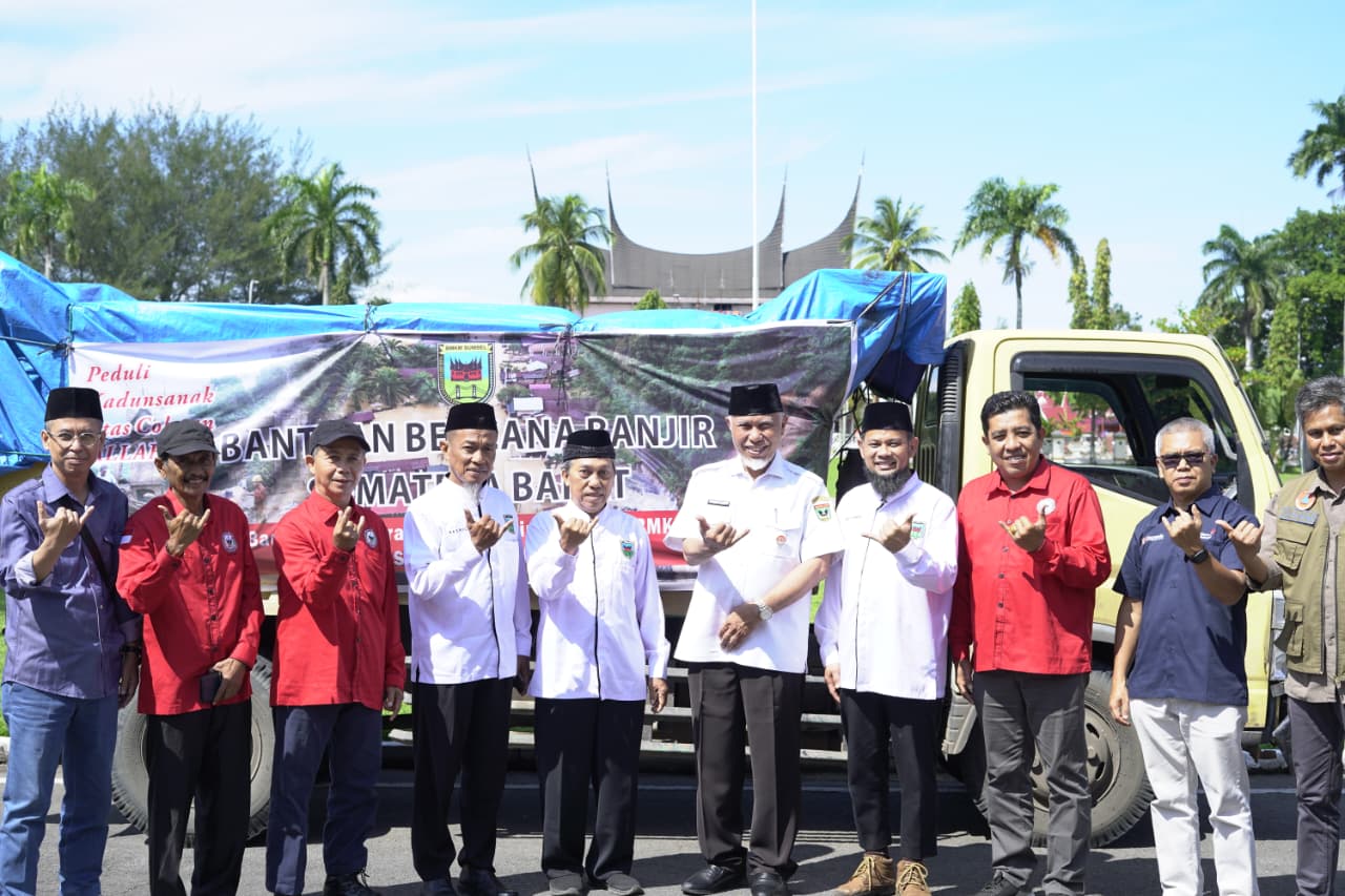Gubernur Mahyeldi Ansharullah Apresiasi Kepedulian Perantau Minang Sumatera Selatan bagi Warga Terdampak Bencana Sumatera Barat