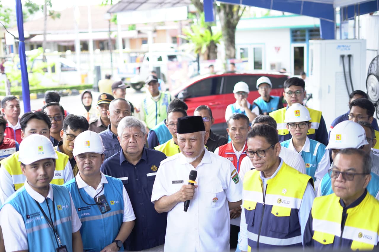 Gubernur Sumbar Mahyeldi Ansharullah Dampingi Wamen ESDM Tinjau Kesiapan BBM dan Listrik Pastikan Energi Aman Jelang Nataru