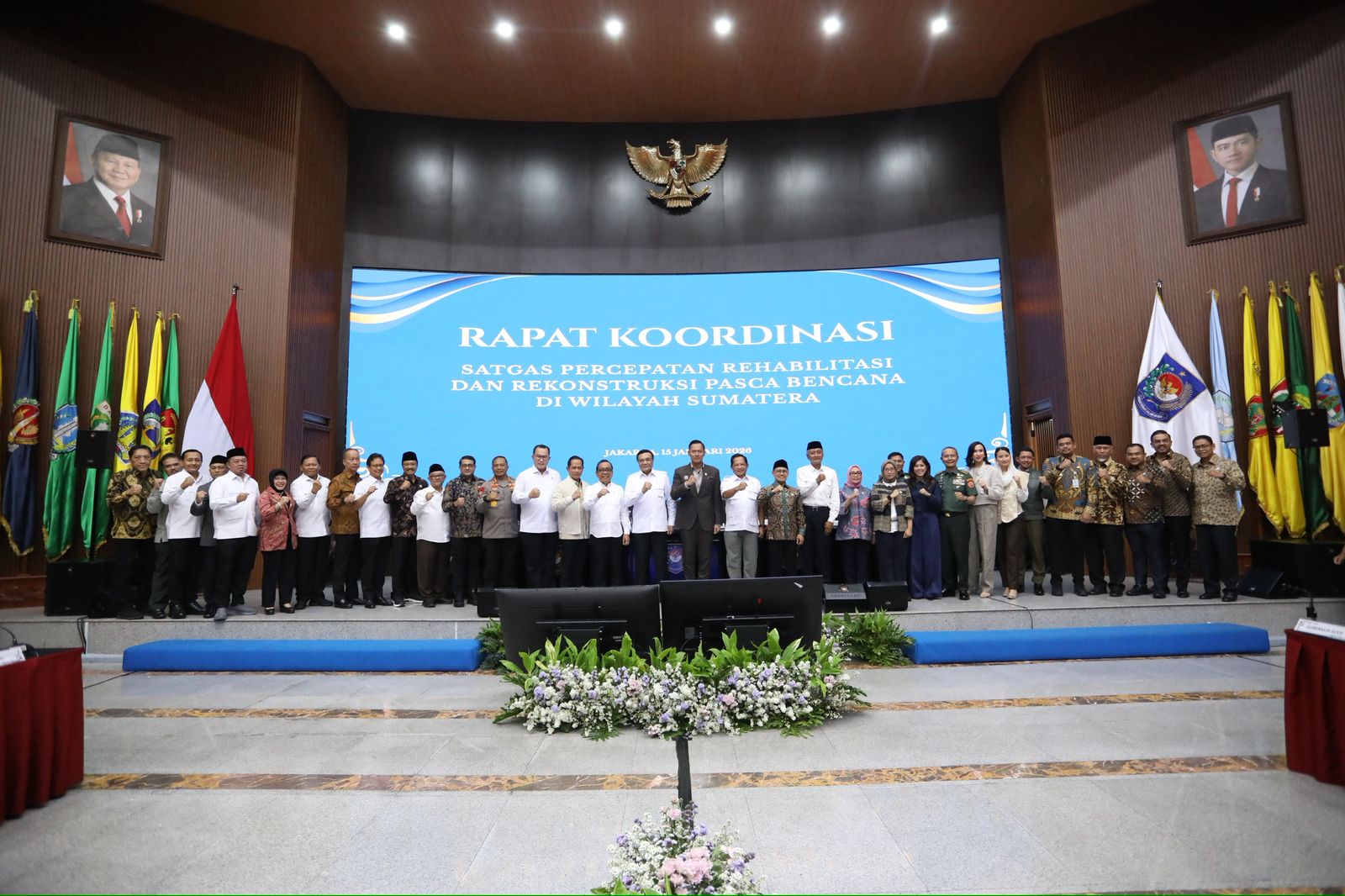 Rakor Satgas Nasional, Gubernur Mahyeldi Ansharullah Laporkan Kondisi Terkini Pascabencana Sumbar