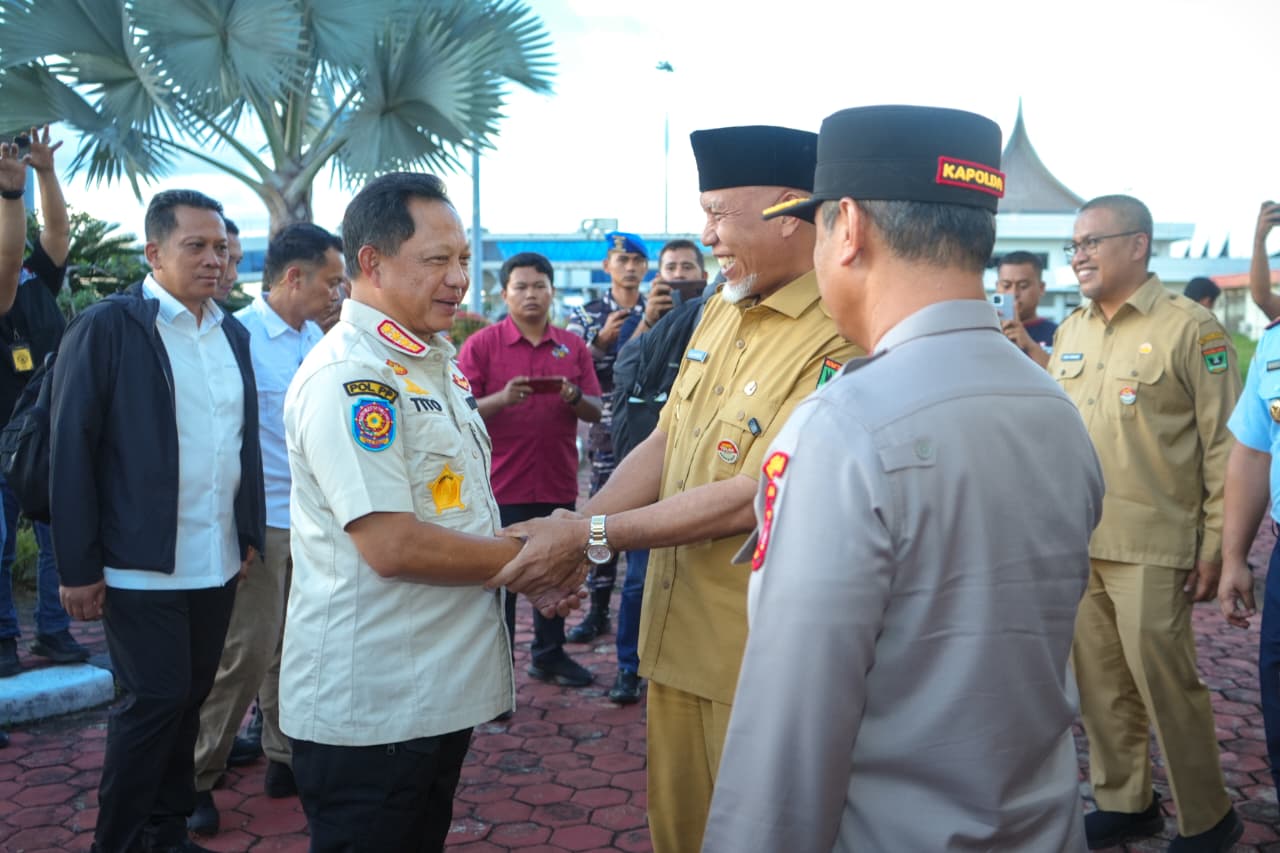 Rakor R3P, Gubernur Sumbar Mahyeldi Ansharullah Sambut Mendagri Tito Karnavian di BIM Padang Pariaman