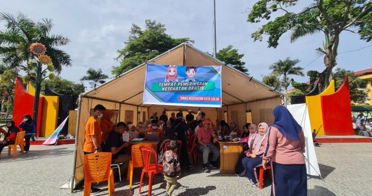 Dinkes Kota Solok Hadirkan Layanan Cek Kesehatan Gratis di CFD Taman Syeh Kukut