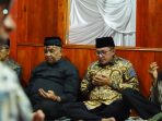 Bupati Tanah Datar Eka Putra Doa Bersama Menaiki Rumah Gadang Wamenaker RI Afriansyah Noor