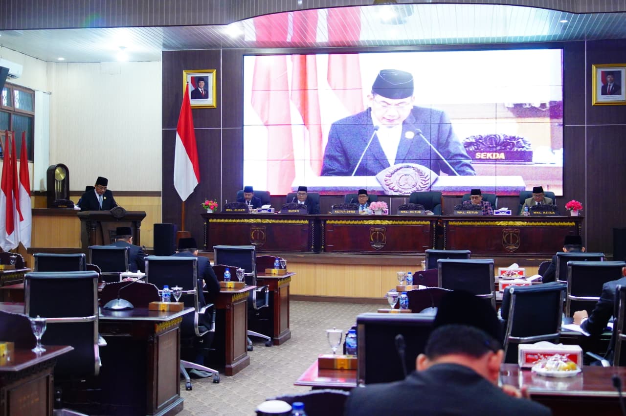 DPRD Musi Banyuasin Gelar Rapat Paripurna Bahas LKPJ Bupati Tahun Anggaran 2025