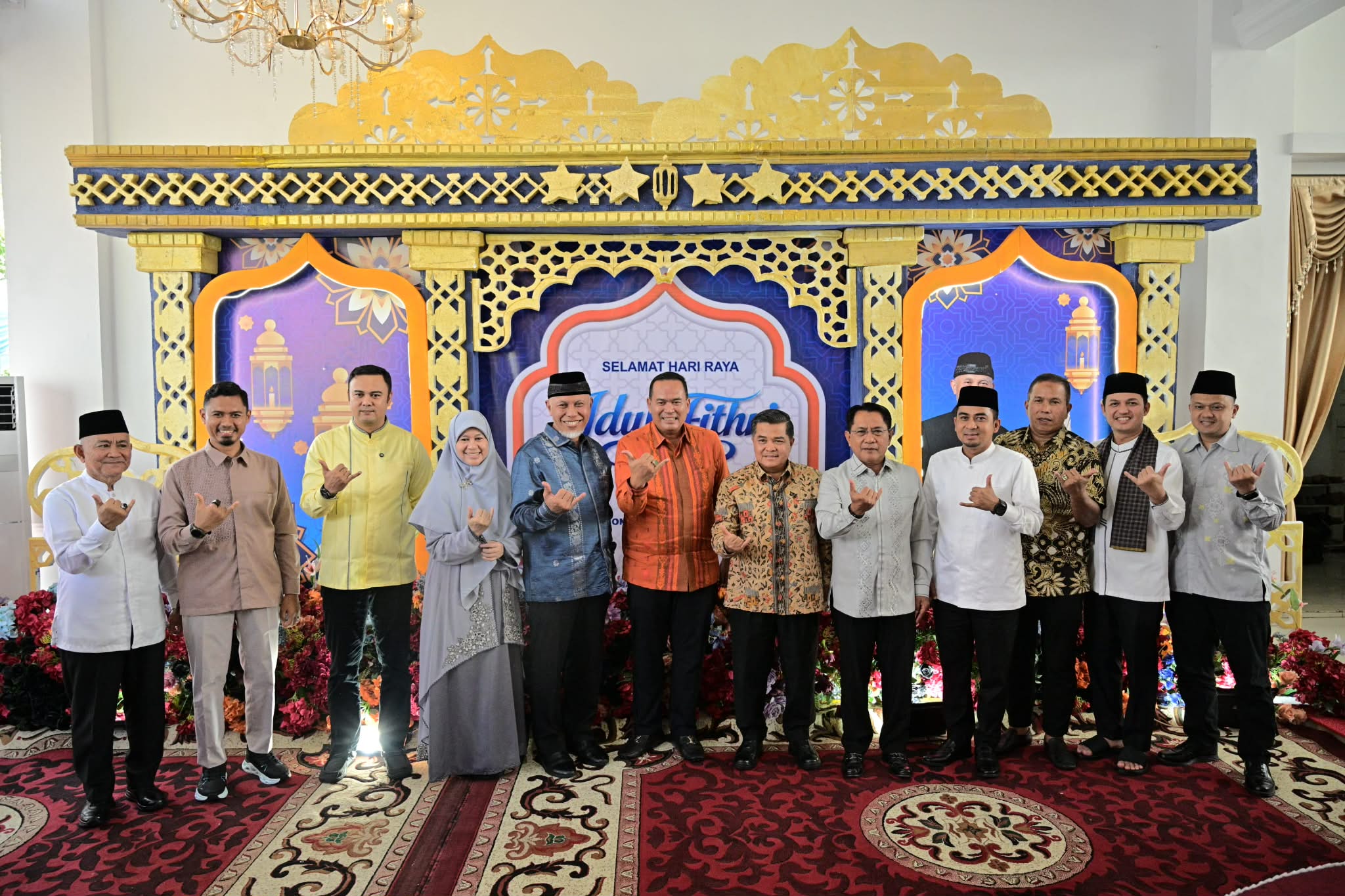 Gubernur Mahyeldi Ansharullah Gelar Open House Hari Kedua Idul Fitri Bersama Kepala Daerah se-Sumatera Barat