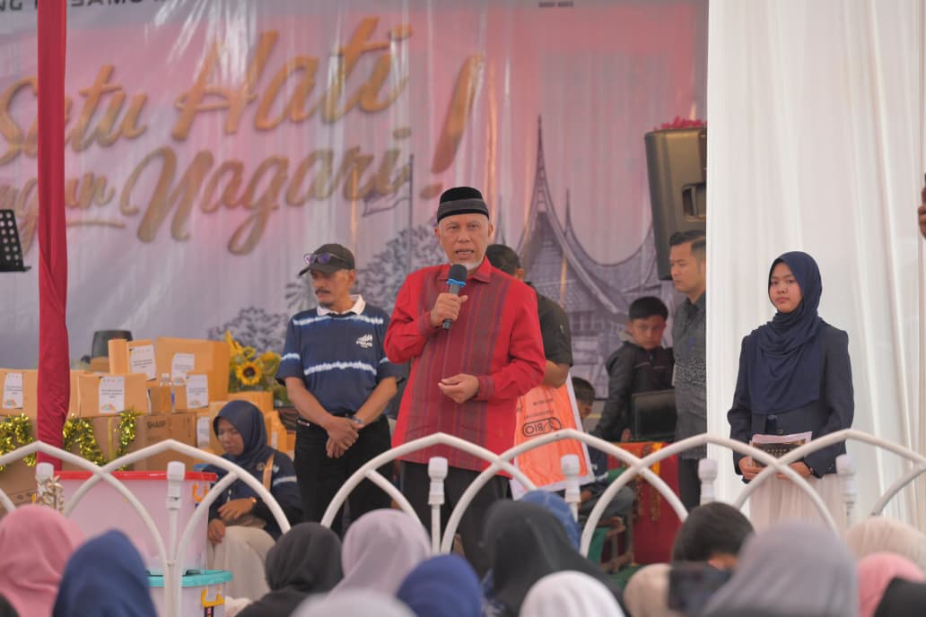 Gubernur Mahyeldi Ansharullah Hadiri Pulang Basamo Magek Saondoh 2026 Pererat Silaturahmi Ranah dan Perantau