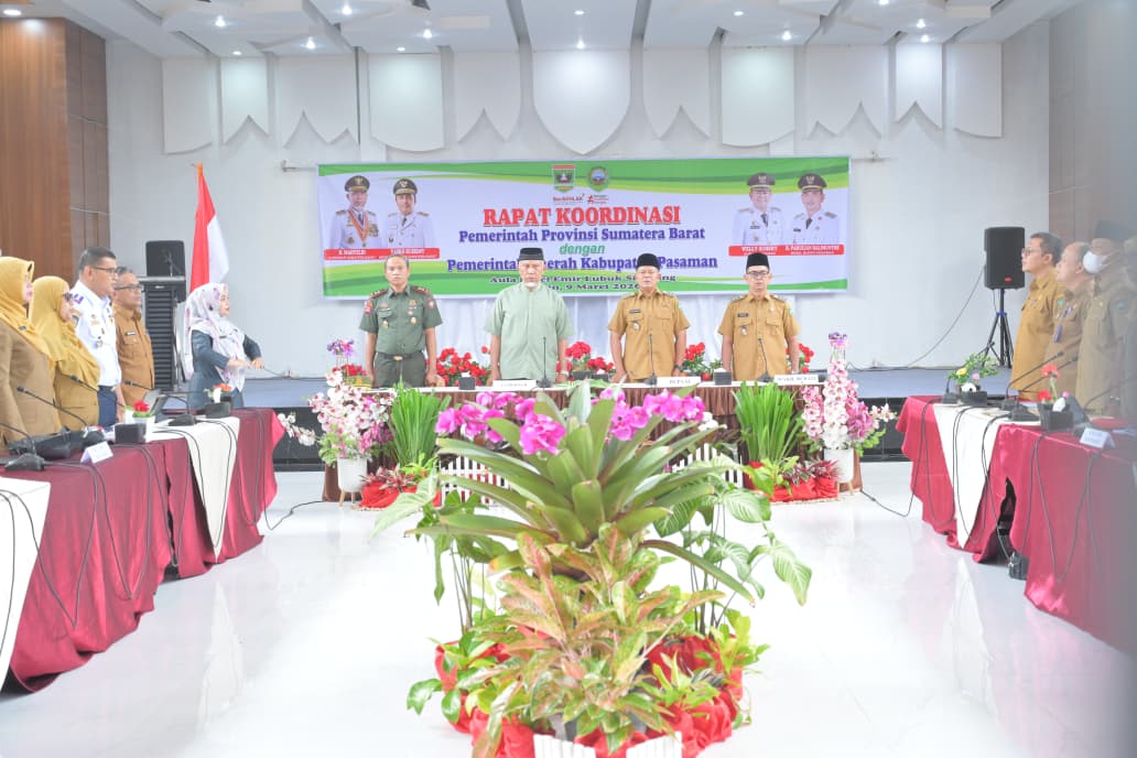 Gubernur Mahyeldi Ansharullah Pimpin Rakor Pemprov Sumbar dan Pemkab Pasaman, Perkuat Sinergi Pembangunan