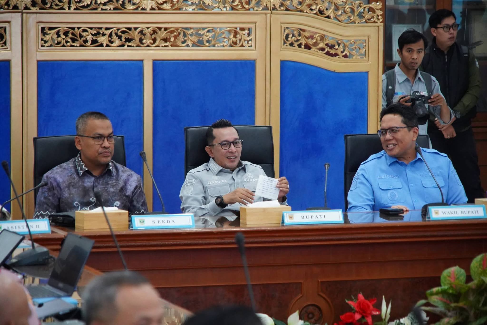 Pemerintah Kabupaten Tanah Datar Gelar Rakor dengan Pemprov Sumbar