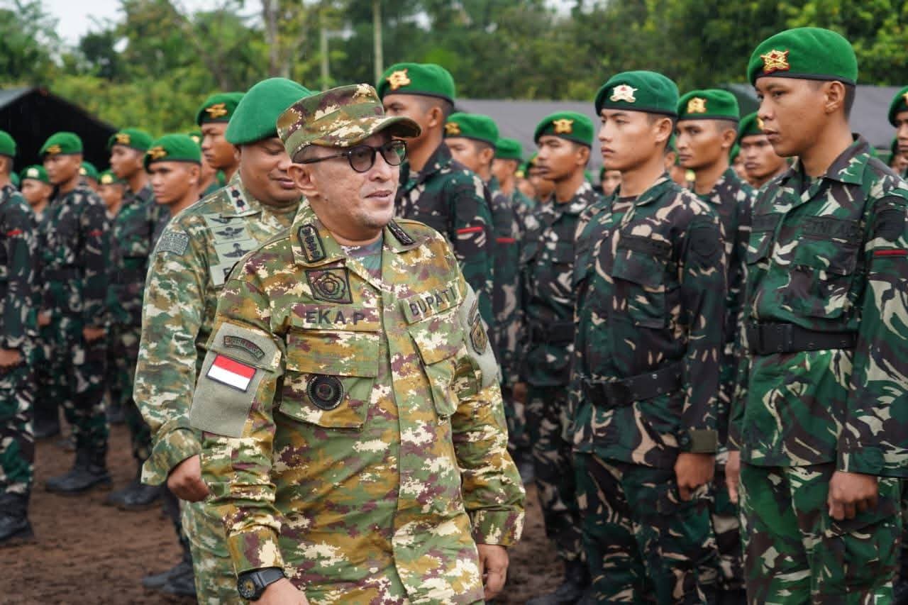 Pemerintah Kabupaten Tanah Datar Sambut 542 Prajurit Yonif TP 951/Pandeka Marapi Melaksanakan pengabdian kepada Masyarakat