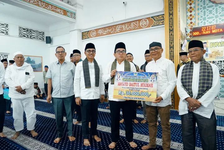 Dari Masjid Baitul Hikmah, Pantun Sederhana Anak Tahfidz Menggema di Safari Ramadhan Terakhir Pemerintah Kabupaten Solok Selatan
