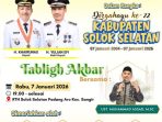 HUT ke-22, Solok Selatan Tema Peduli Bencana Sumatera HUT ke-22, Solok Selatan Tema Peduli Bencana Sumatera