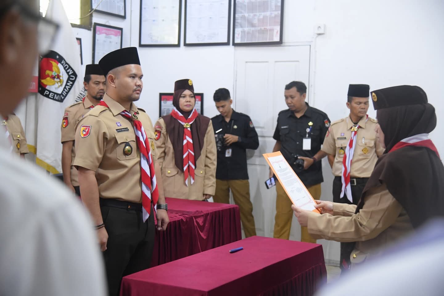 Wawako Jeffry Hibatullah Lantik Saka Yogaswara KPU Sawahlunto Perkuat Literasi Demokrasi Generasi Muda