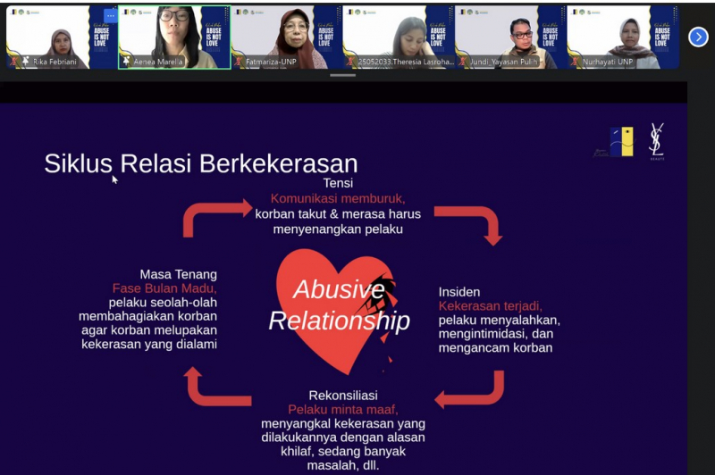 Abuse Is Not Love: Mahasiswa Universitas Negeri Padang PPKn Dibekali Pemahaman Cegah Kekerasan Berbasis Gender