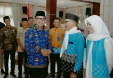 Bupati Khairunas Lepas 45 Jamaah Haji Doakan Semoga Ibadahnya Mabrur