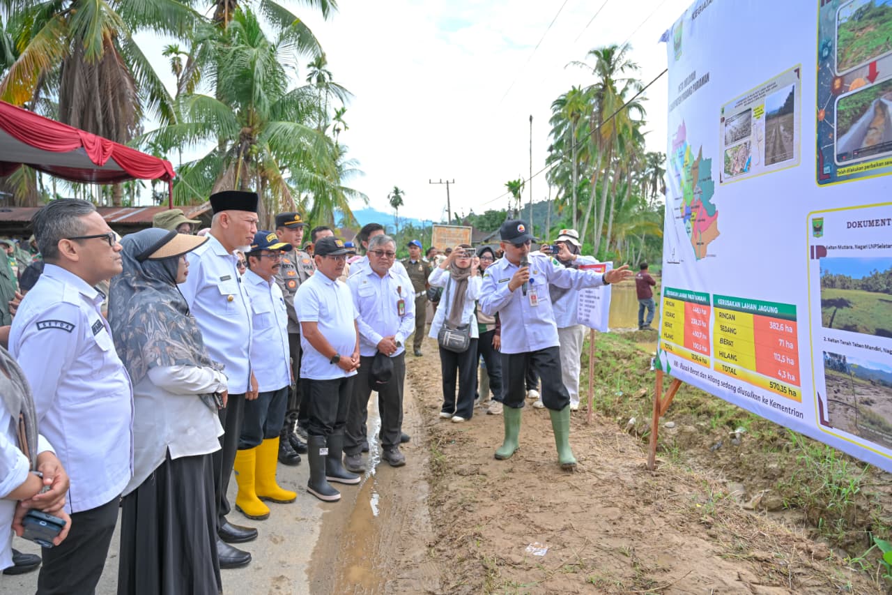 Gubernur Sumatera Barat Mahyeldi Ansharullah Ungkap Rehabilitasi Lahan Rusak Ringan dan Sedang di Sumatera Barat Tuntas