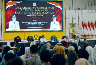 Launching Pilwana Serentak 2026, Solok Selatan Jadwalkan Pemungutan Suara 7 Oktober