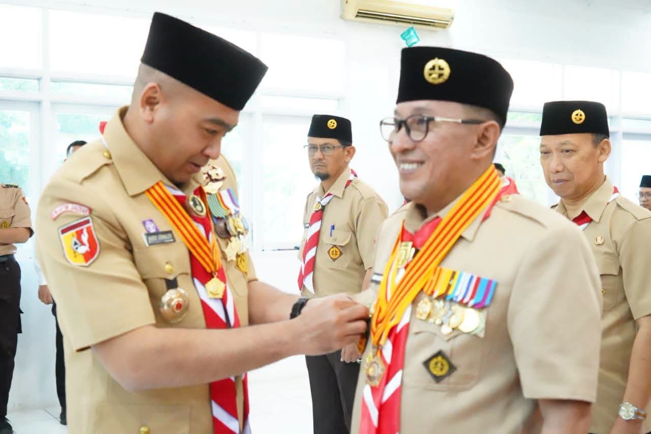 Mabicab Gerakan Pramuka Kabupaten Tanah Datar Periode 2026-2031 di Lantik