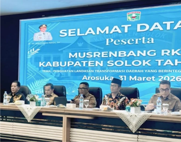 Musrenbang RKPD 2027 Kabupaten Solok Bahas Prioritas Pembangunan
