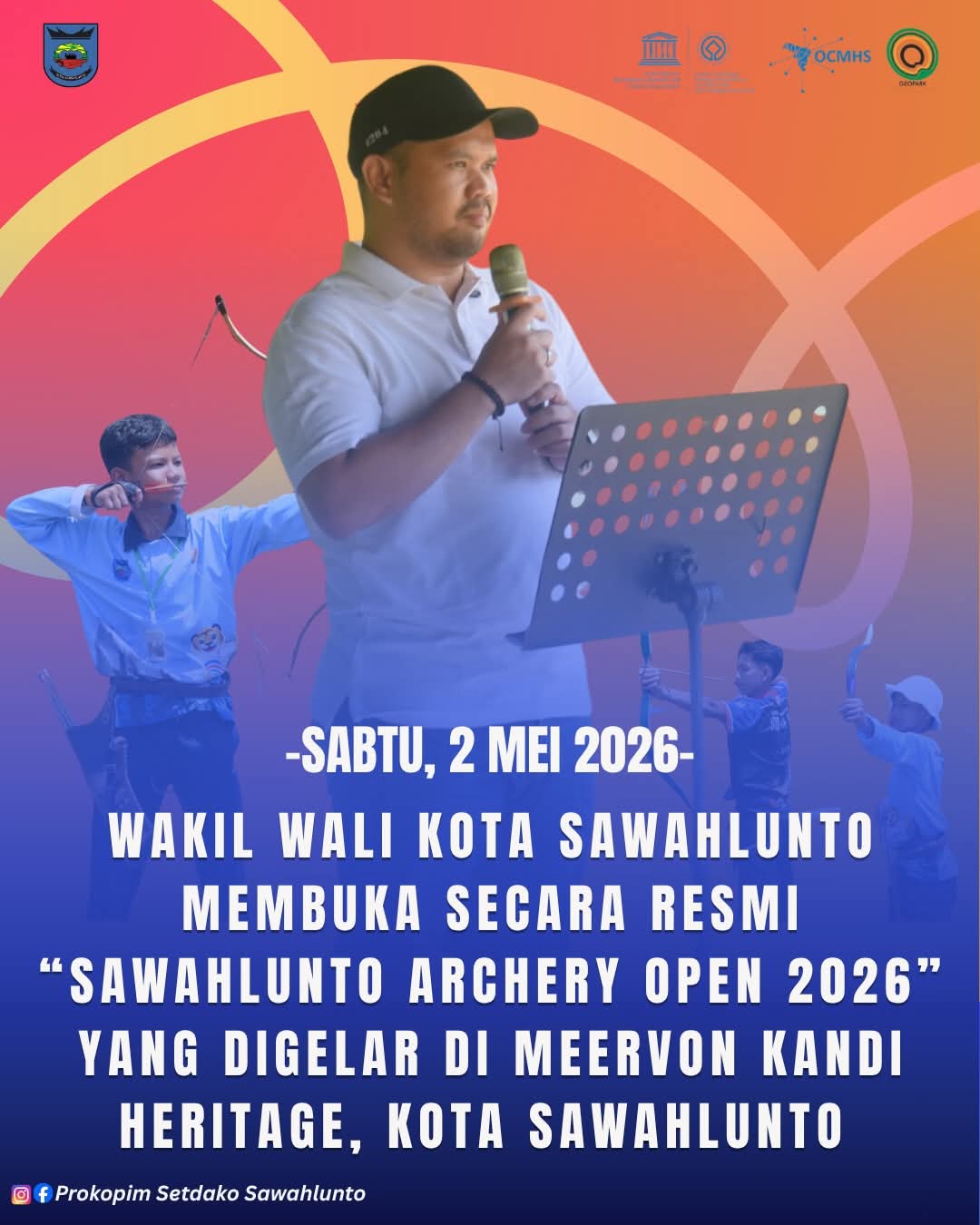 Sawahlunto Archery Open 2026 Resmi Dibuka Dorong Prestasi Atlit dan Promosi Wisata Heritage